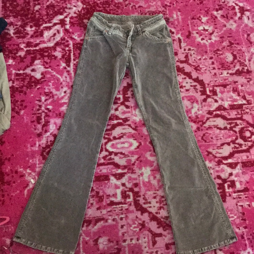 Hudson vintage velvet flare jeans